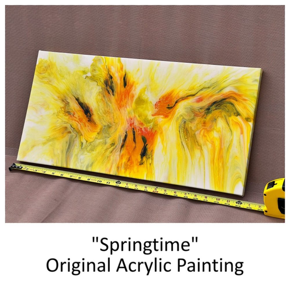 OOAK "Springtime" Acrylic on Canvas